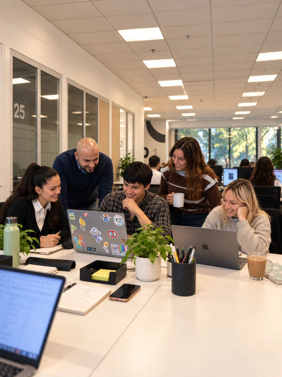 Equipo y espacios de trabajo de Red Hook Data
