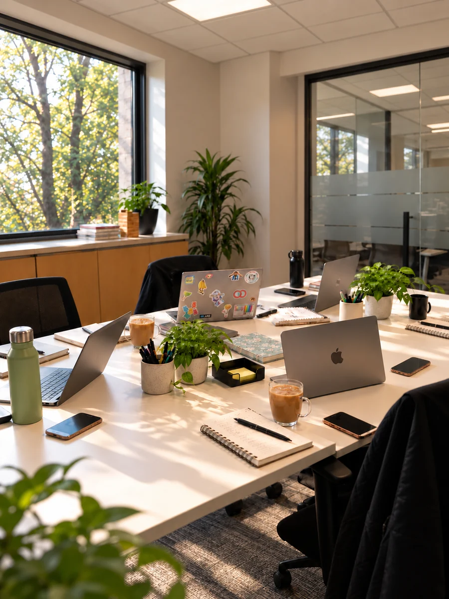 Equipo y espacios de trabajo de Red Hook Data