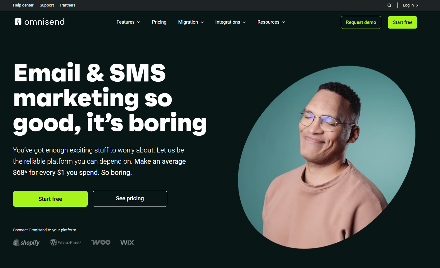 Omnisend SMS platforms