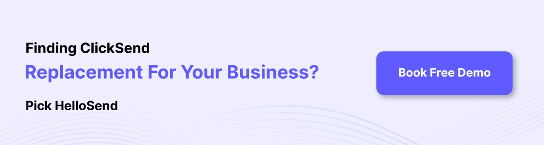 an image showing book free demo to explore hellosend