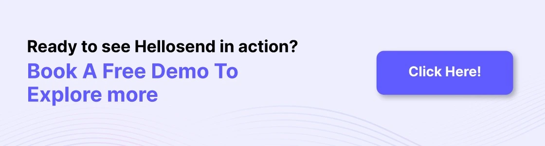 an cta image showing book a free demo to explore hellosend 