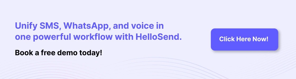 a CTA Image showing book a free demo for hellosend to explore it