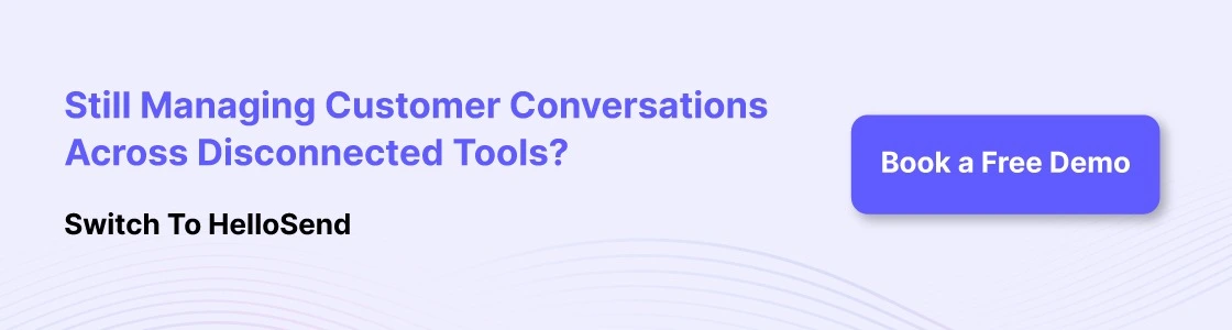 a CTA Image showing book a free demo for hellosend to explore the tool fully