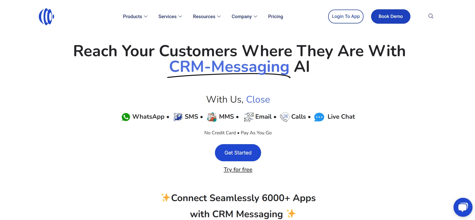 Messaging Home Page