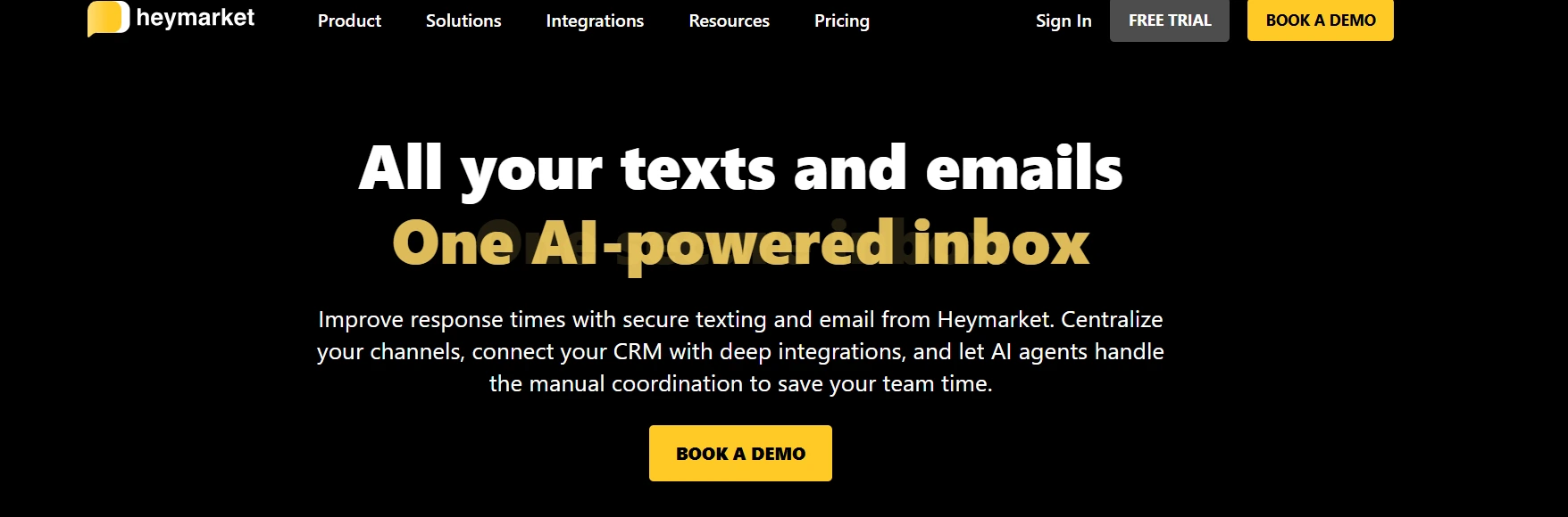 Heymarket homepage