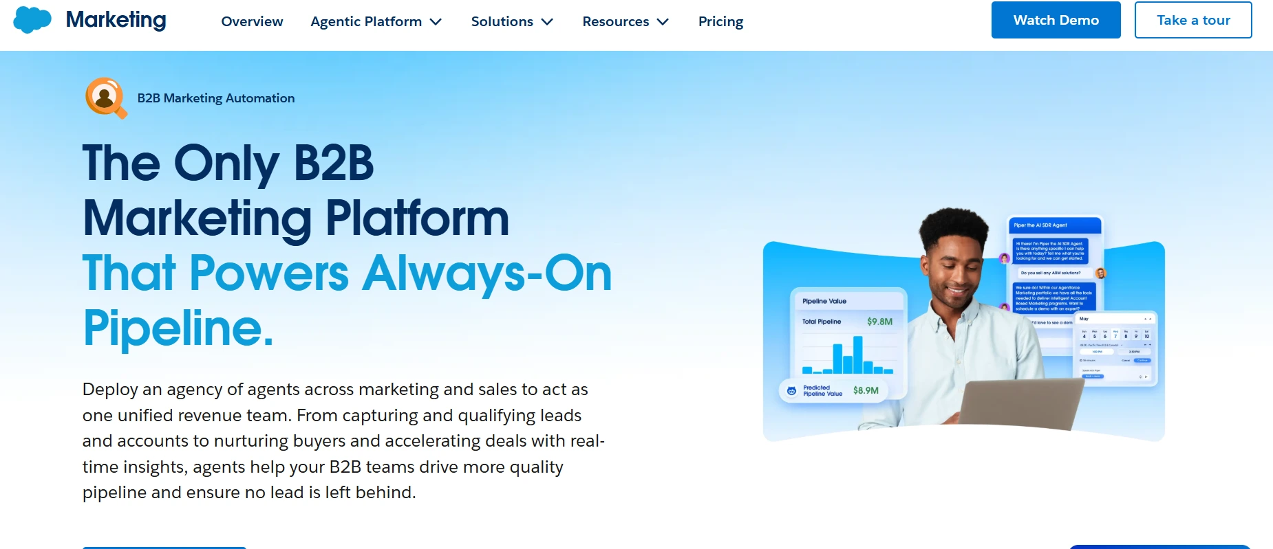 salesforce marketing cloud homepage