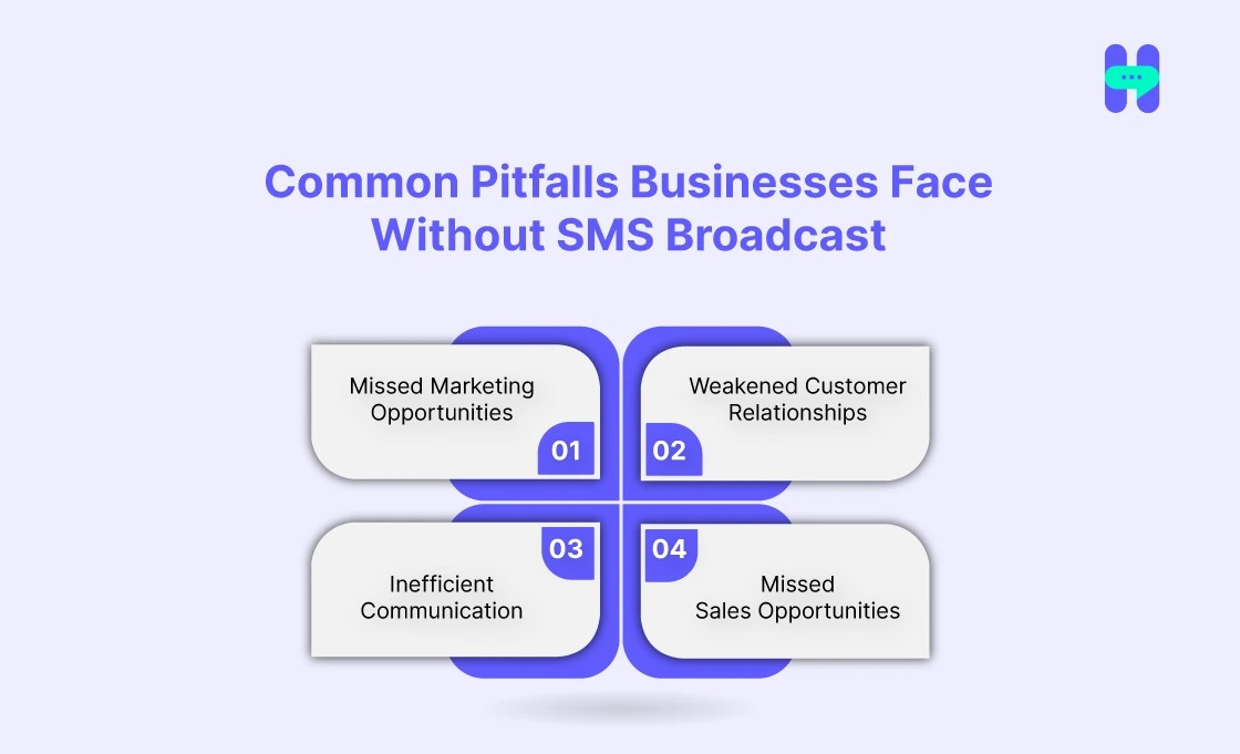 common pitfalls businesses face without sms broadcast