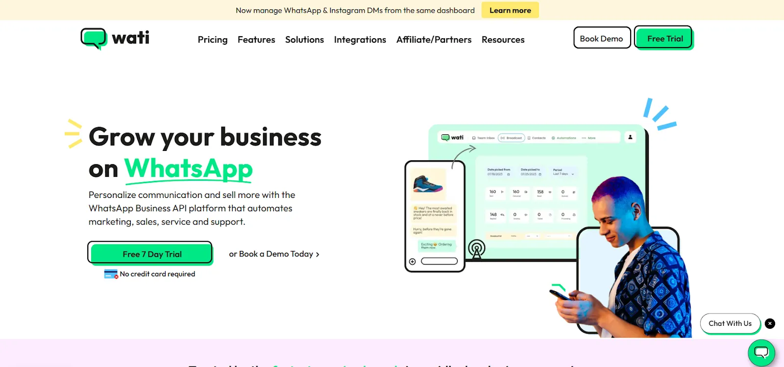 Wati Homepage
