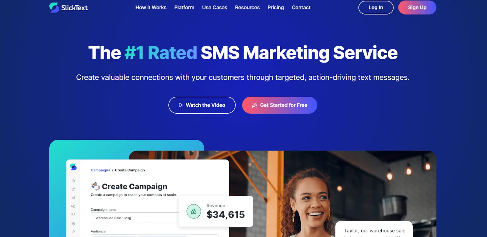 slicktext homepage