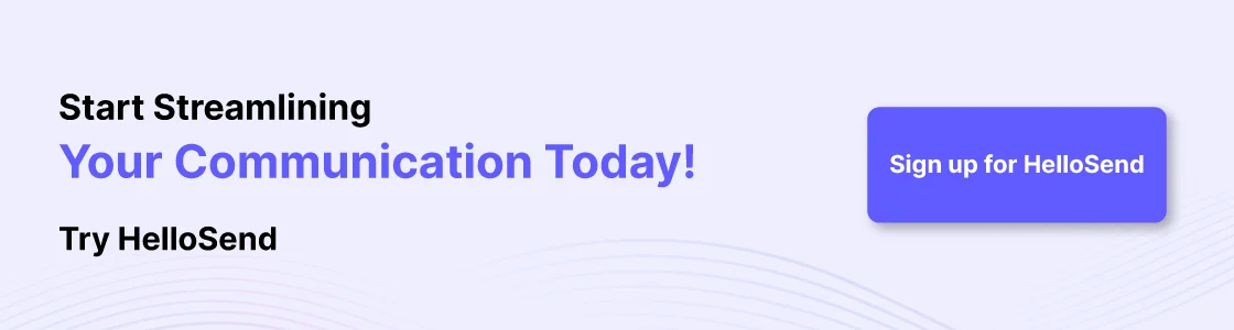 Image of Hellosend CTA