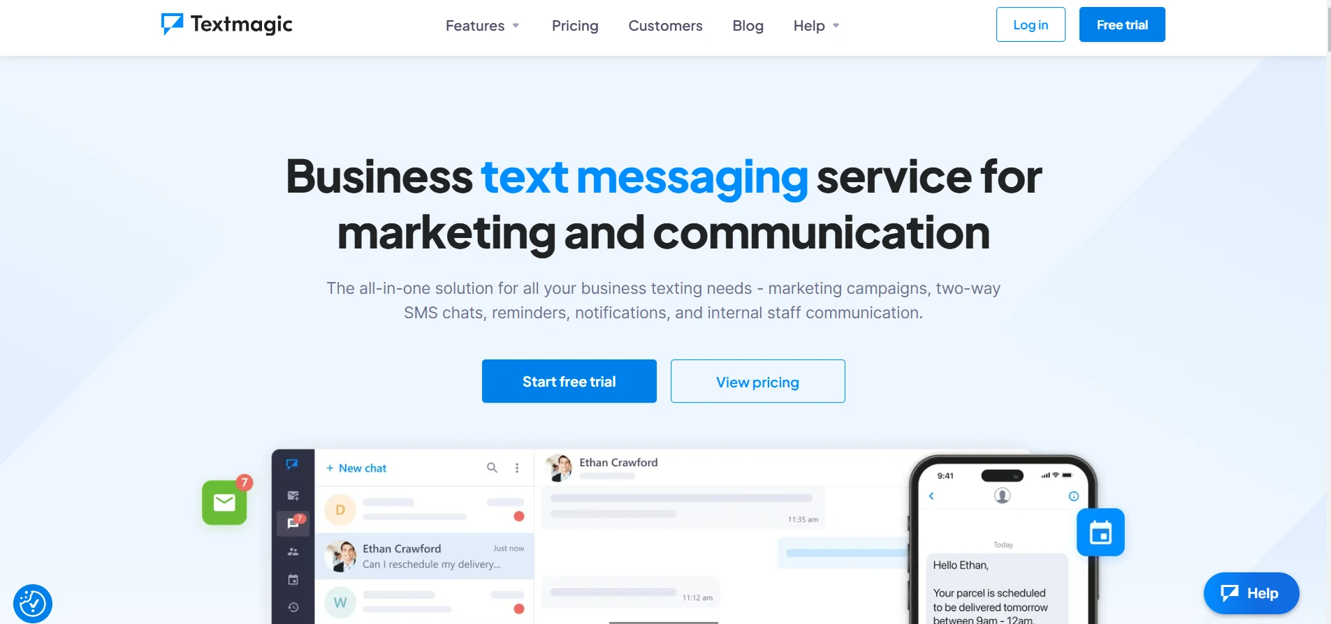 TextMagic Homepage