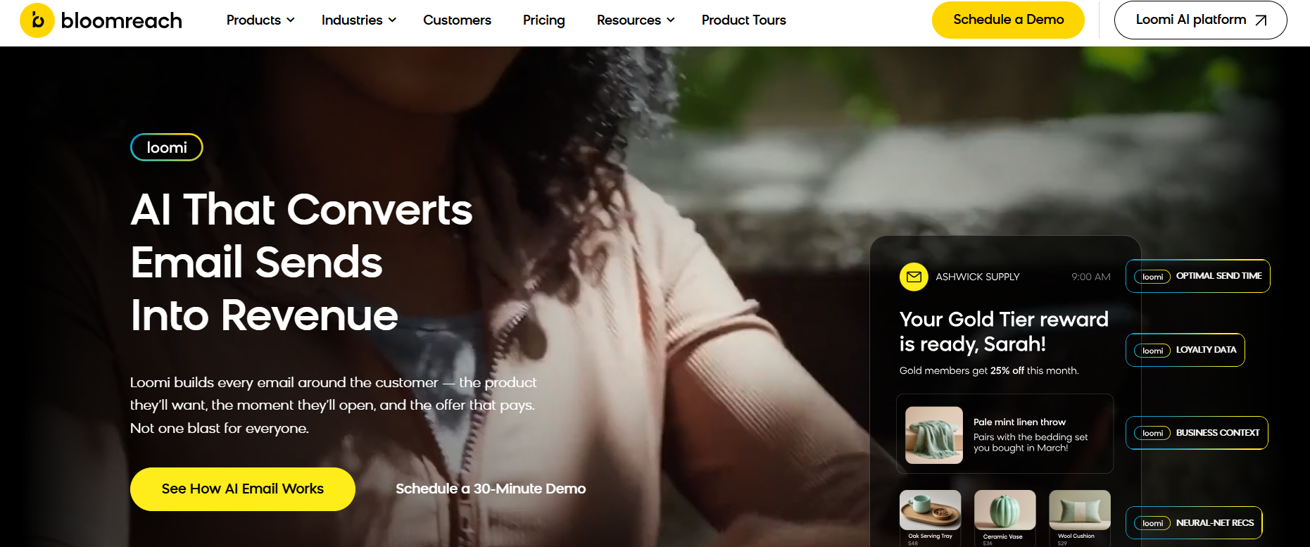 Bloomreach homepage