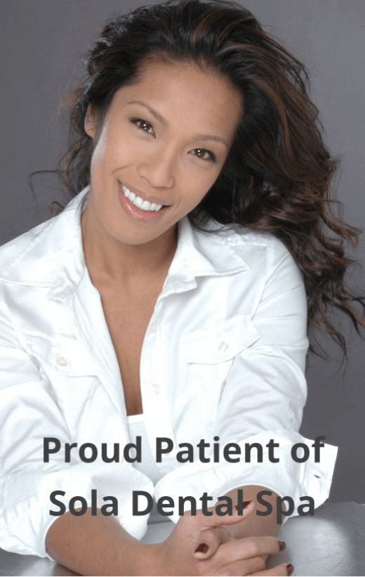 sola dental spa happy patient