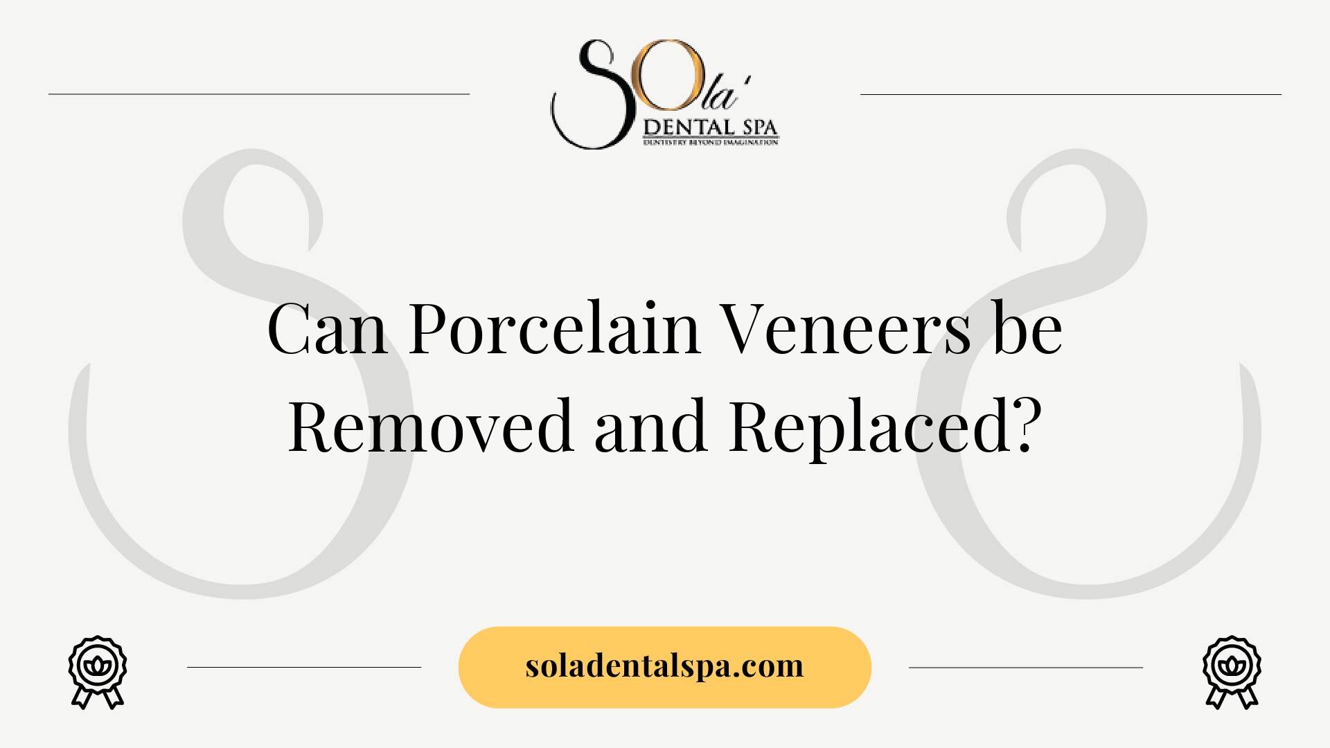 Porcelain veneer removal and replacement at Sola Dental Spa, Staten Island