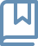Blue icon of a book with a bookmark on the top right corner.