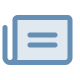 Blue envelope icon with a folded letter appearing inside.