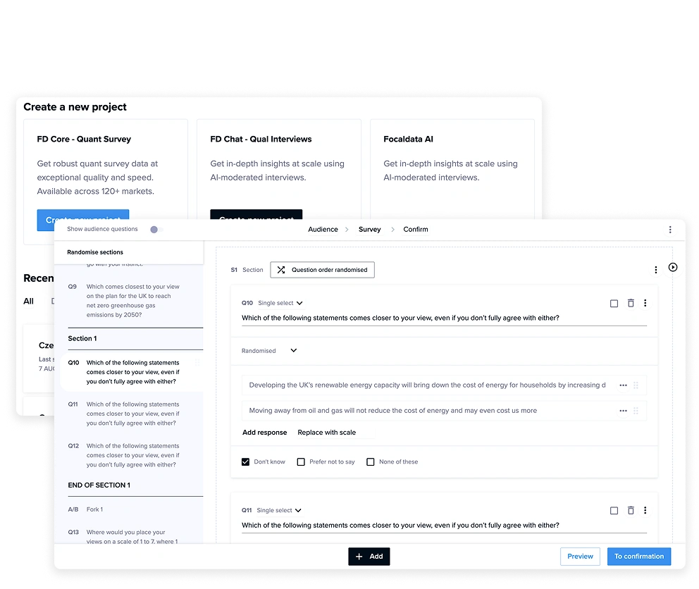 design your survey focaldata