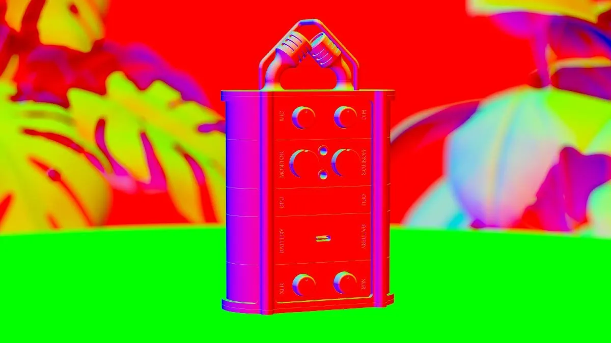 KeyShot render pass normals