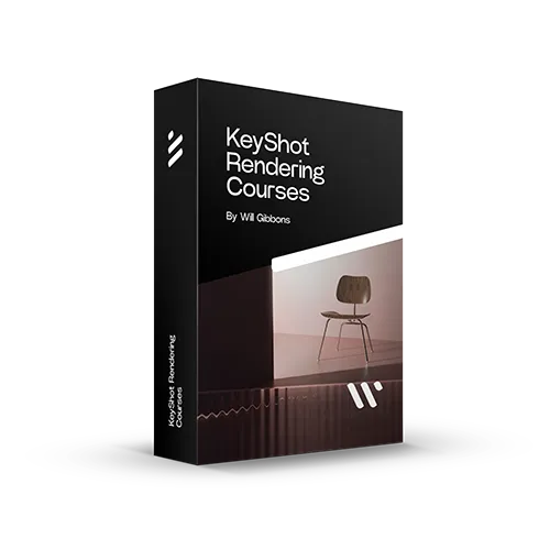 Professional KeyShot Studio paid rendering courses by Will Gibbons