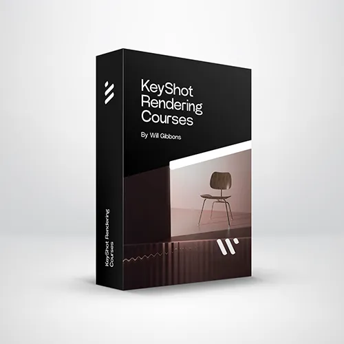 Professional KeyShot Studio paid rendering courses by Will Gibbons