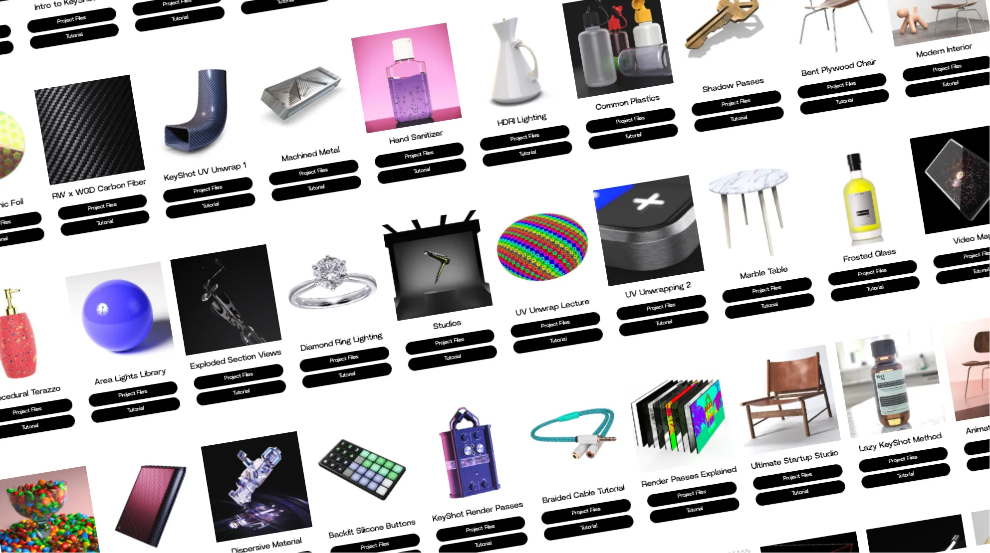 File Vault collection of free KeyShot tutorials and project files by Will Gibbons