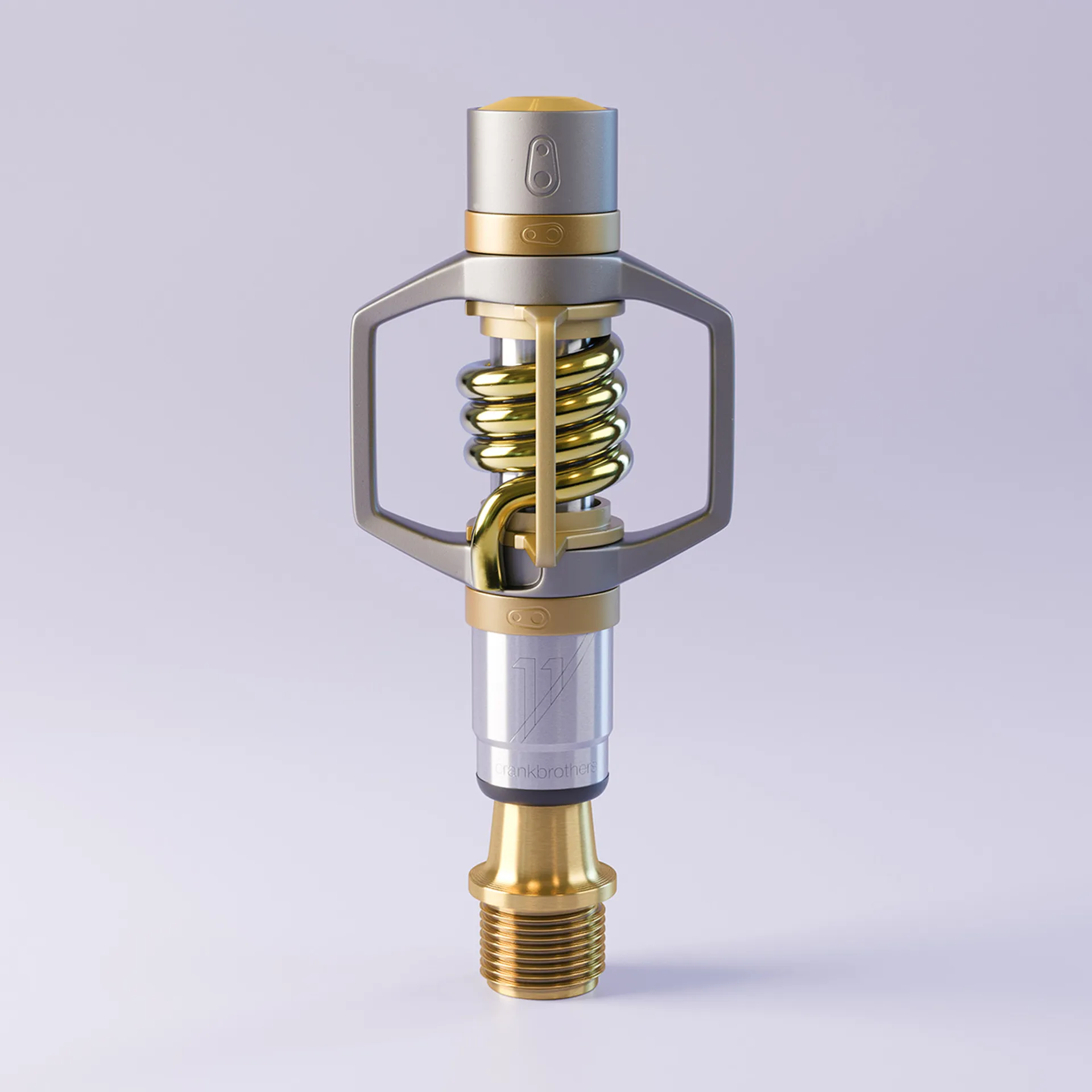 professional photo-real rendering of crankbrothers eggbeater bicycle pedal