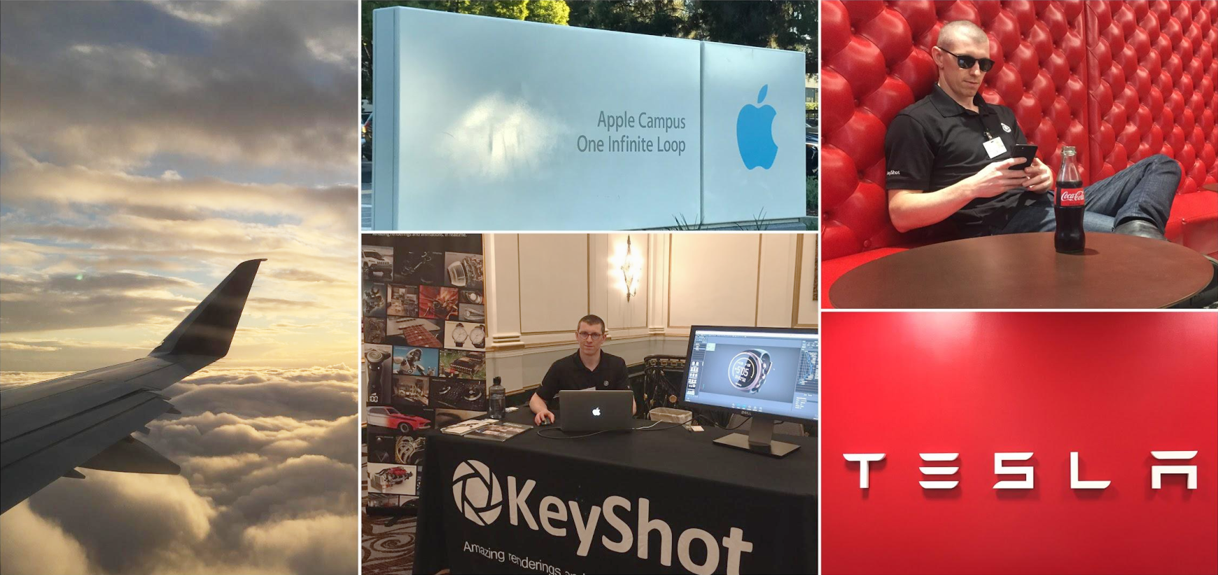 collage of will gibbons global keyshot training specialist