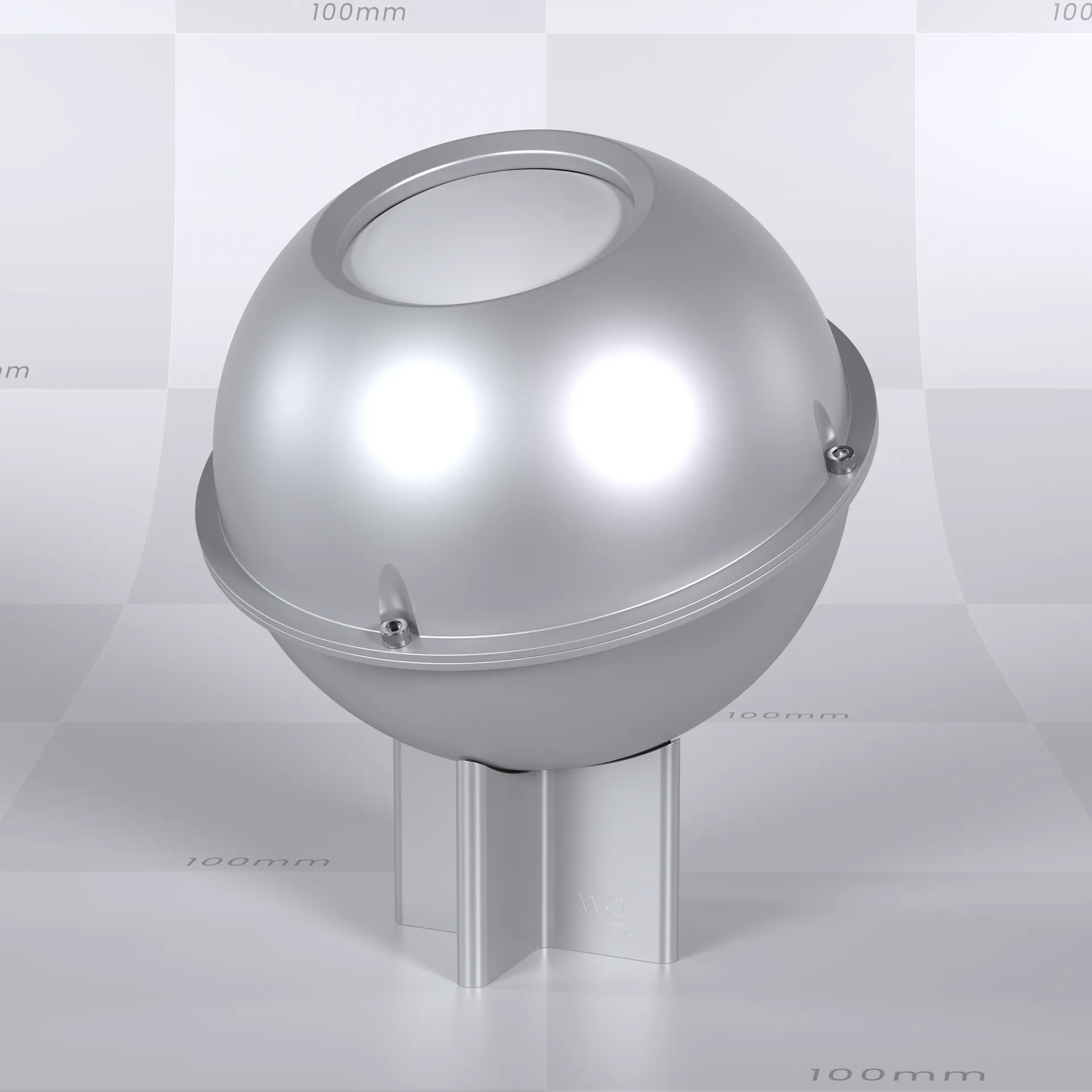 Bead blasted Aluminum material