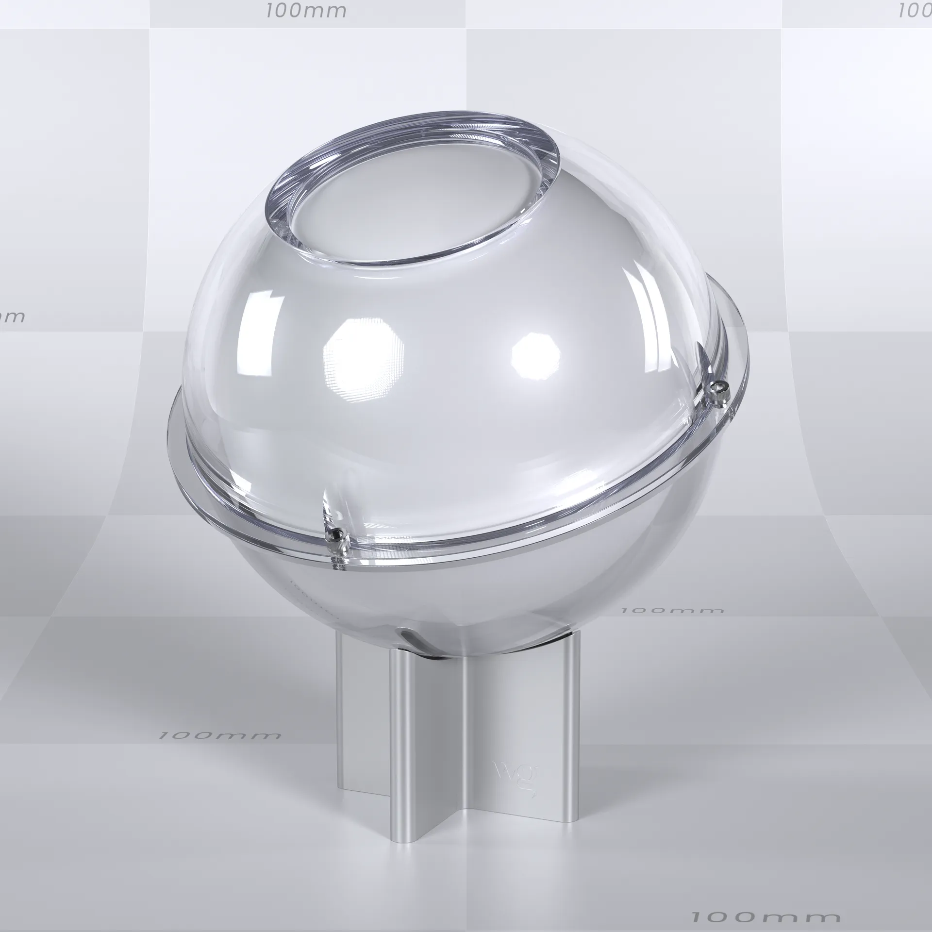 Clear polycarbonate material