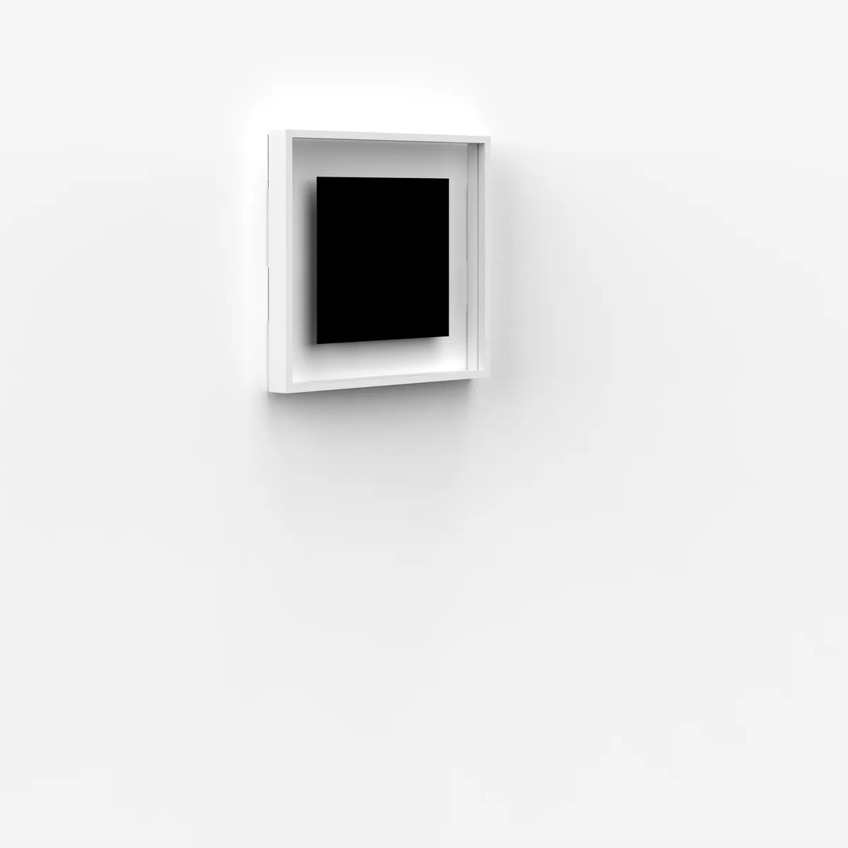 Shadow pass renderings for each frame and gallery style - both white and black layered PSDs were provided for each