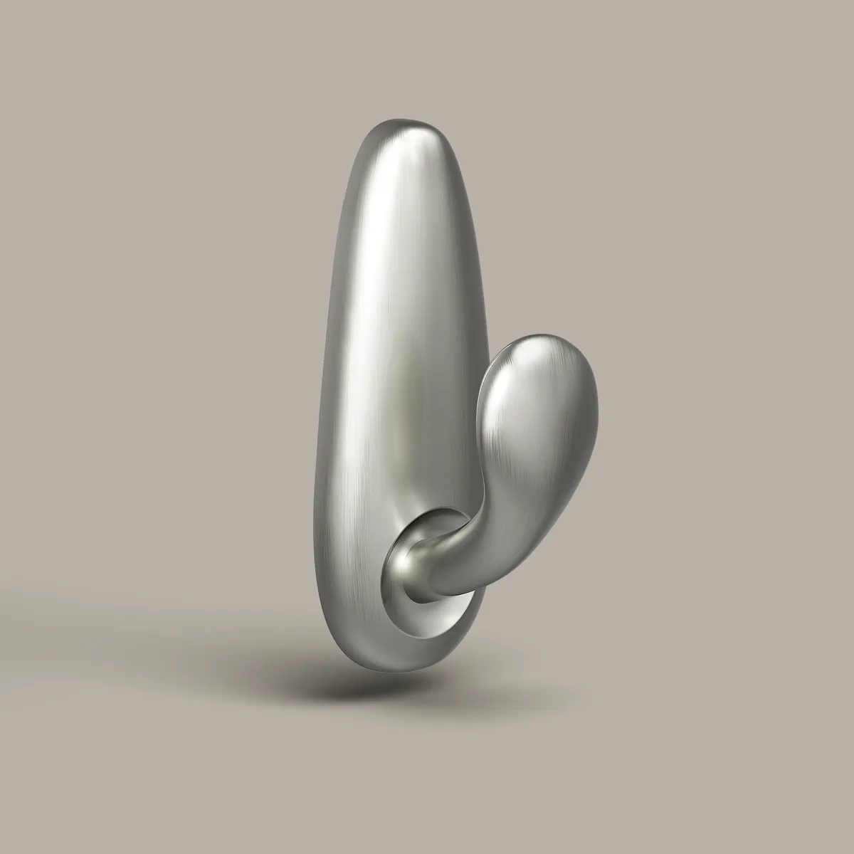 Metal Hook three quarter view