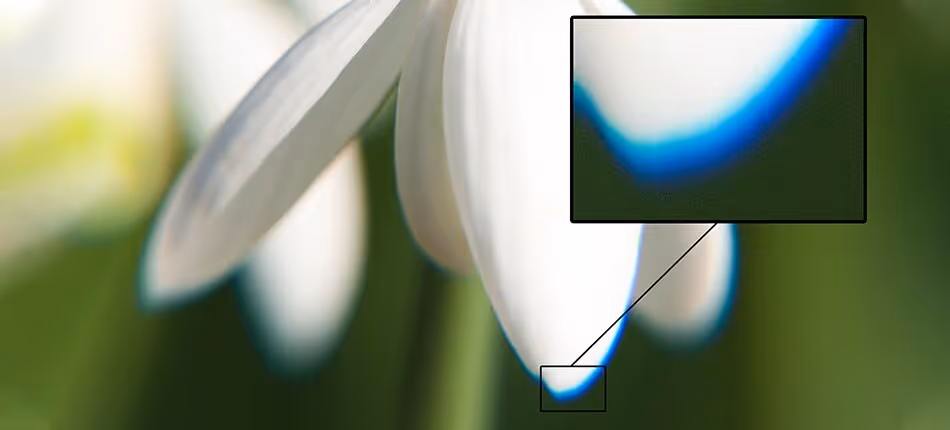Chromatic aberration can be used sparingly in high contrast areas of KeyShot Renderings.