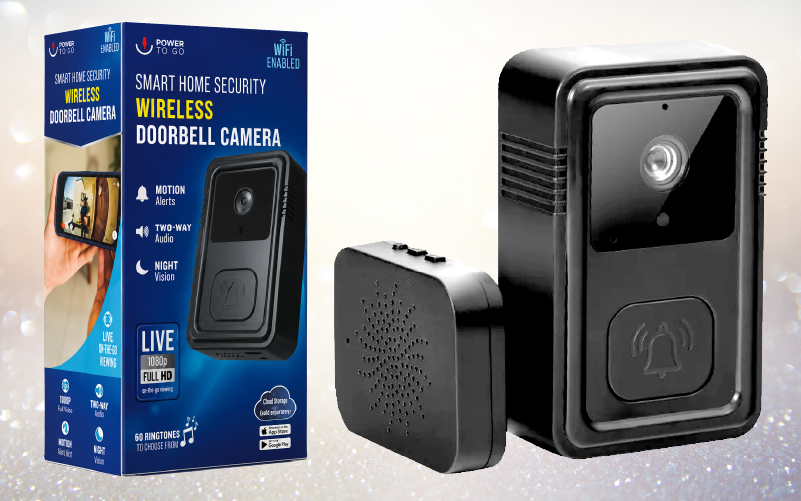 Power To Go Wireless Doorbell Camera