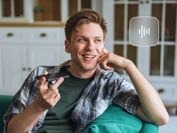 Person talking on the phone