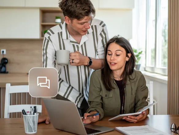Customers using webchat