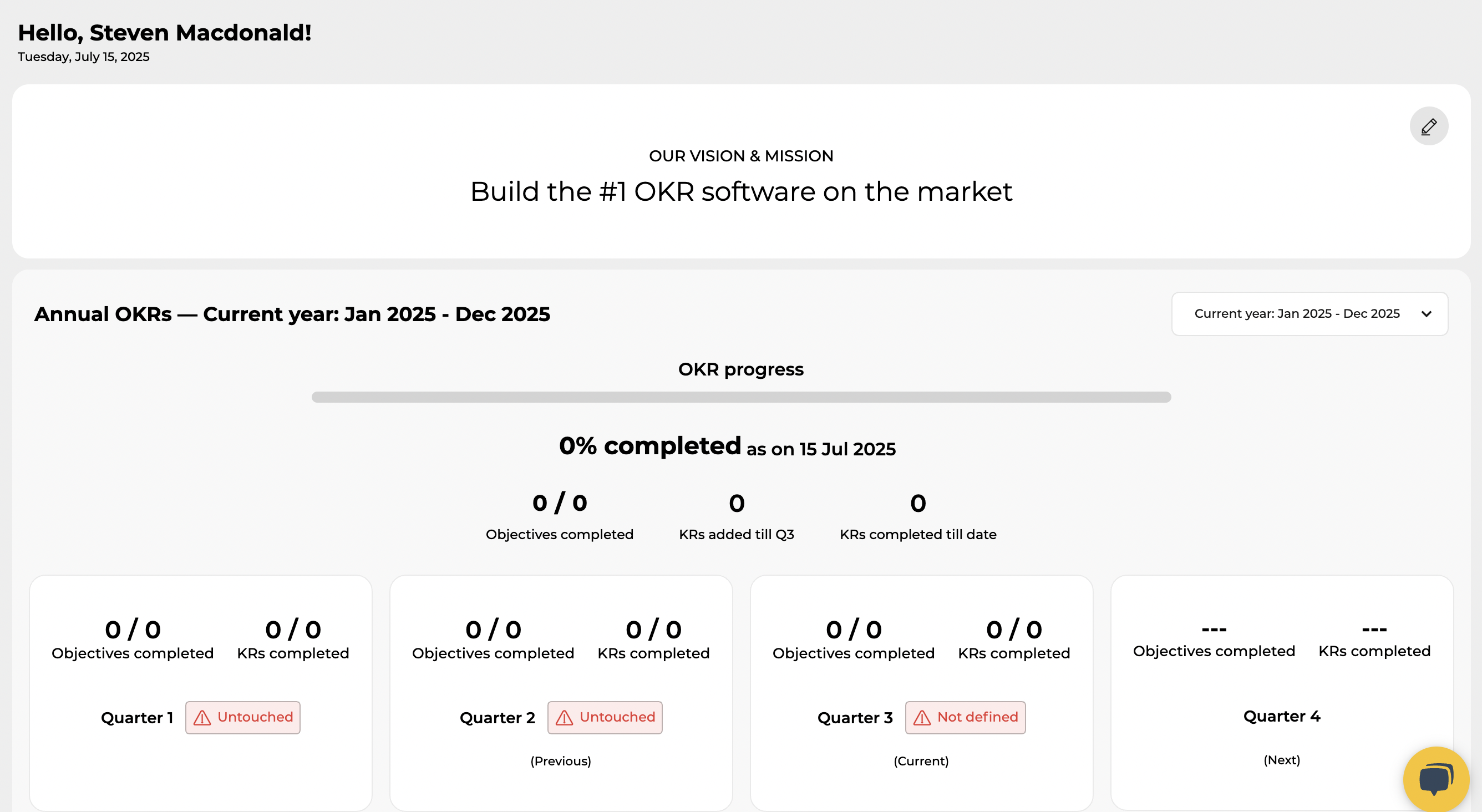 10XWinners dashboard