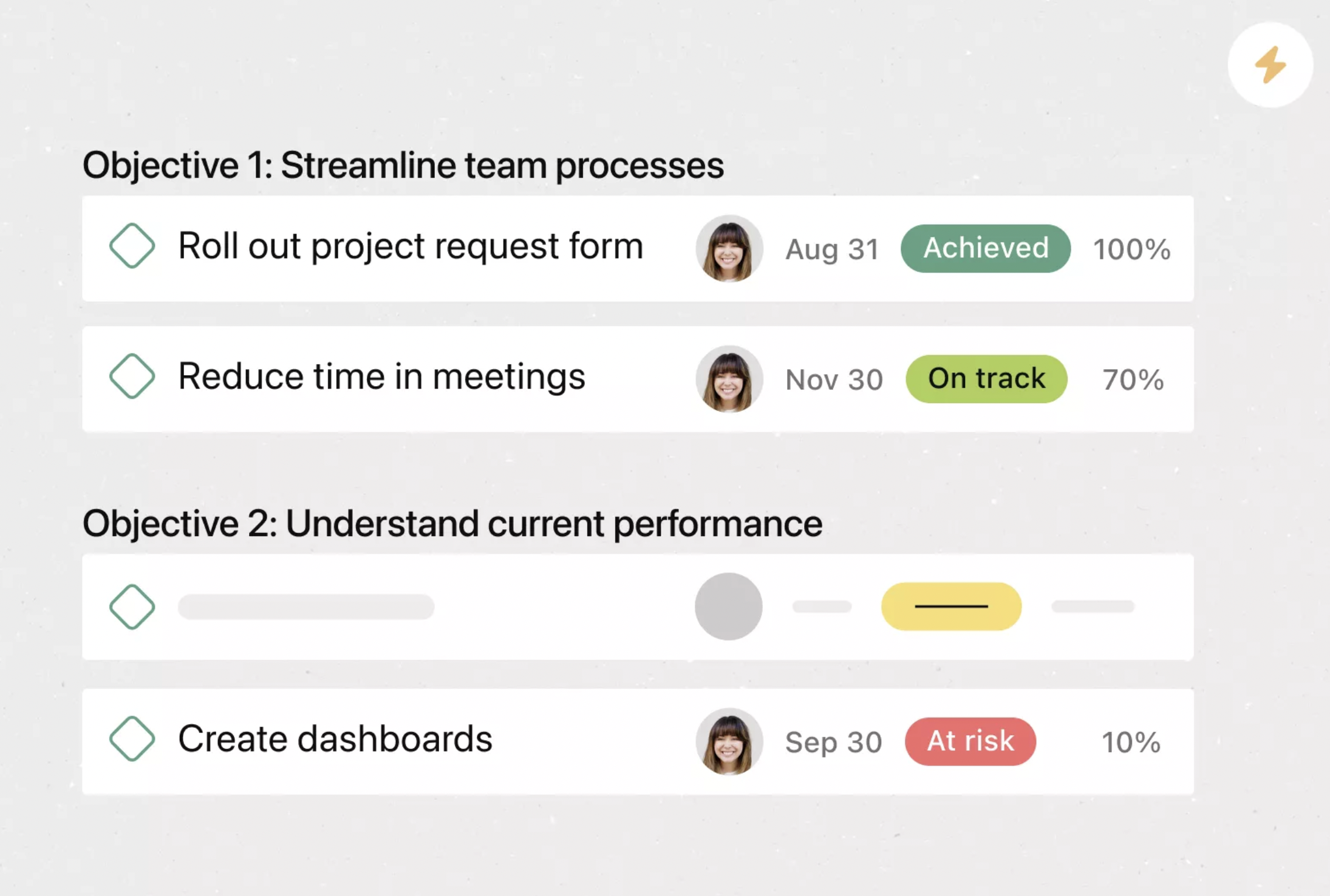 Track progress in Asana