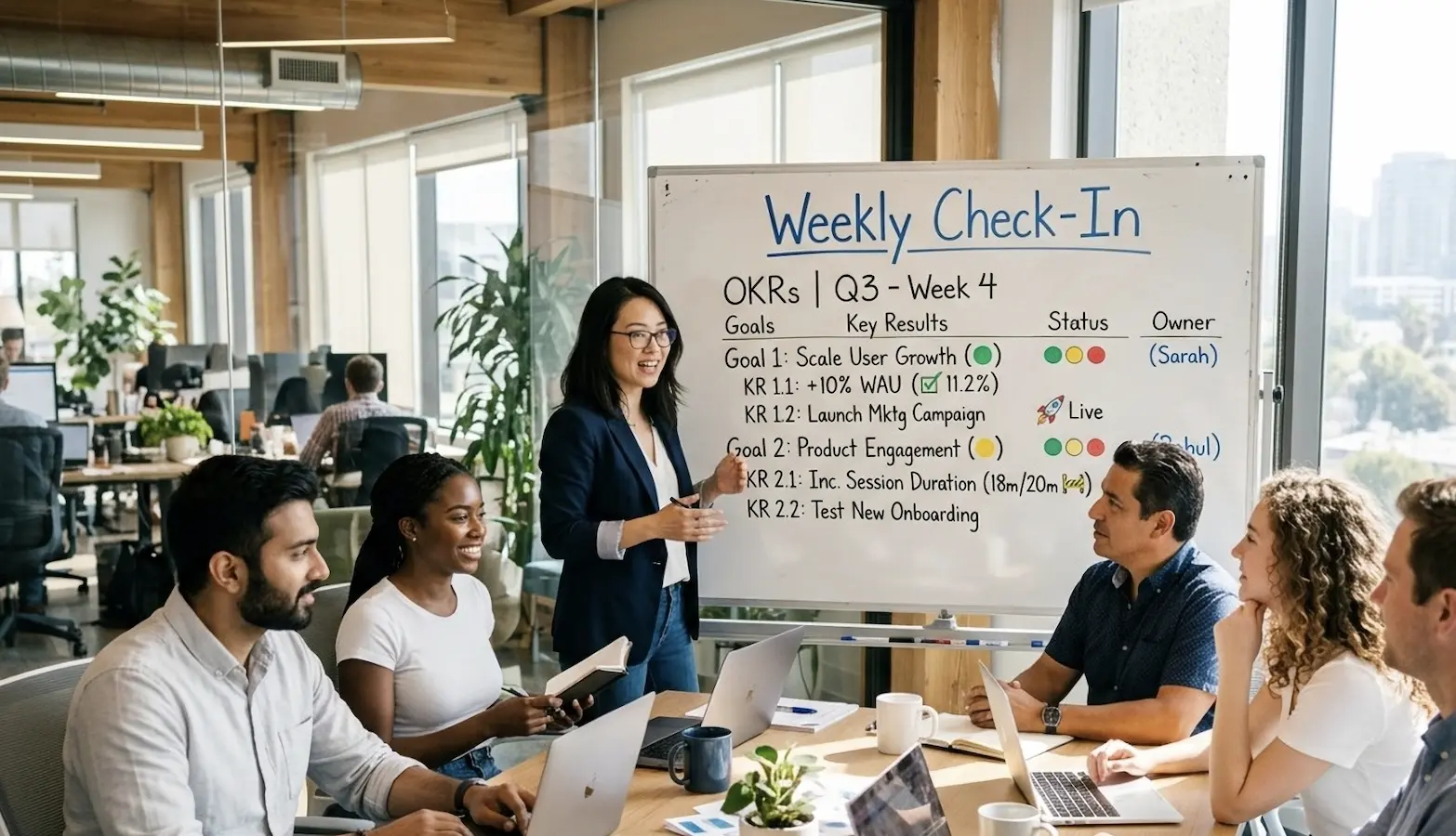 The Real Reason Weekly OKR Check-ins Fail (Free Toolkit)