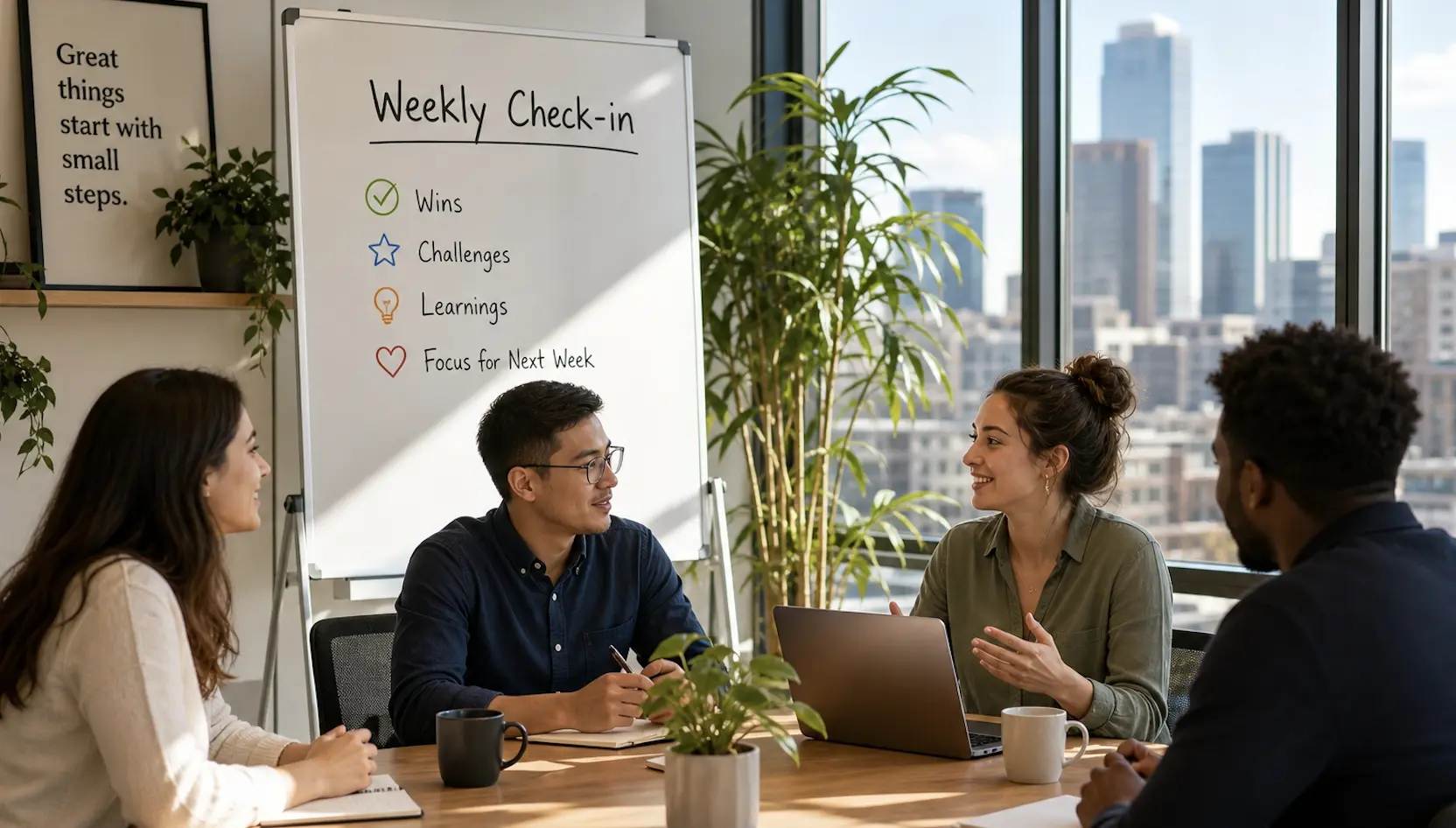The Weekly Check-In Template (and How to Run It)
