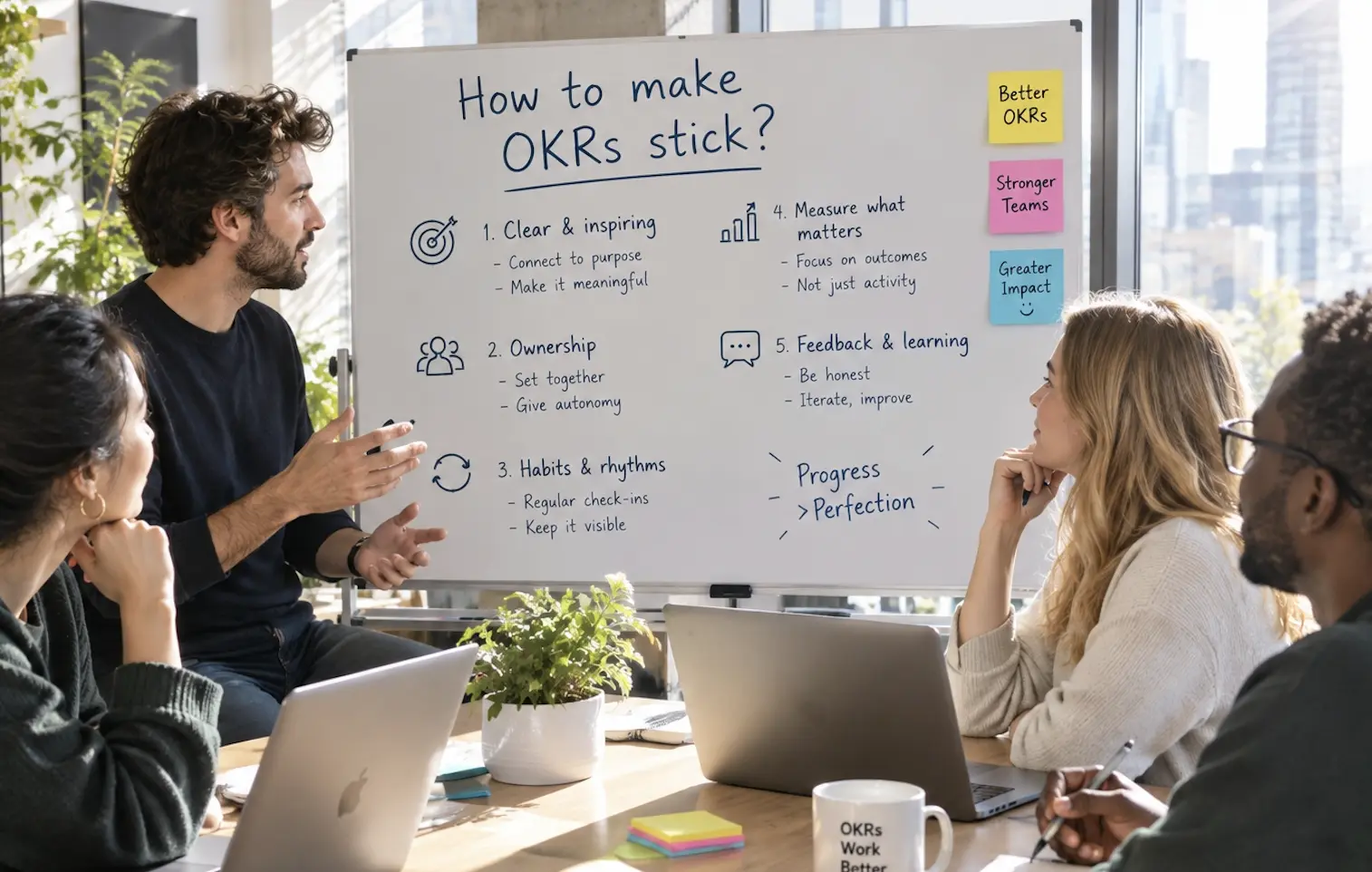 The Hardest Part of OKRs? Making Them Stick