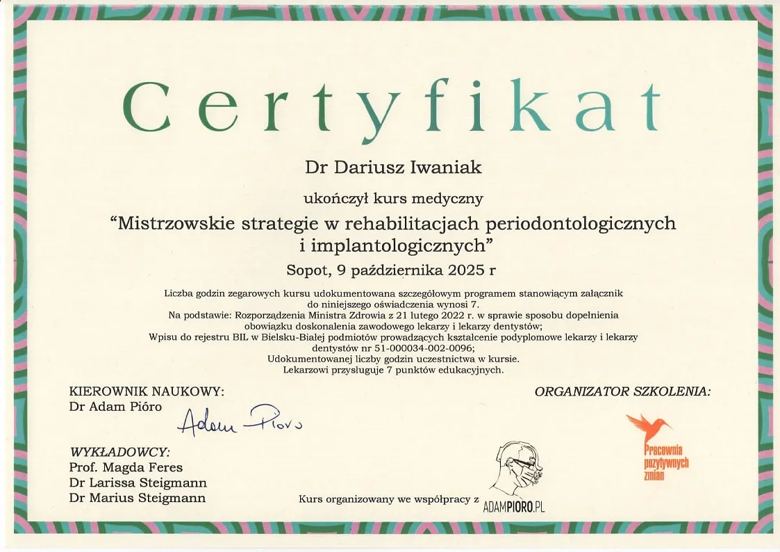 dariusz-iwaniak-certyfikat-DI-Mistrzowskie-strategie-Larissa
