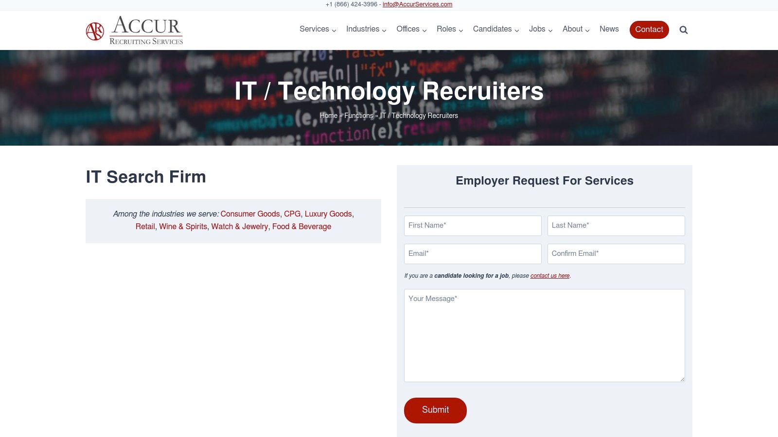 ACCUR Recruiting Services