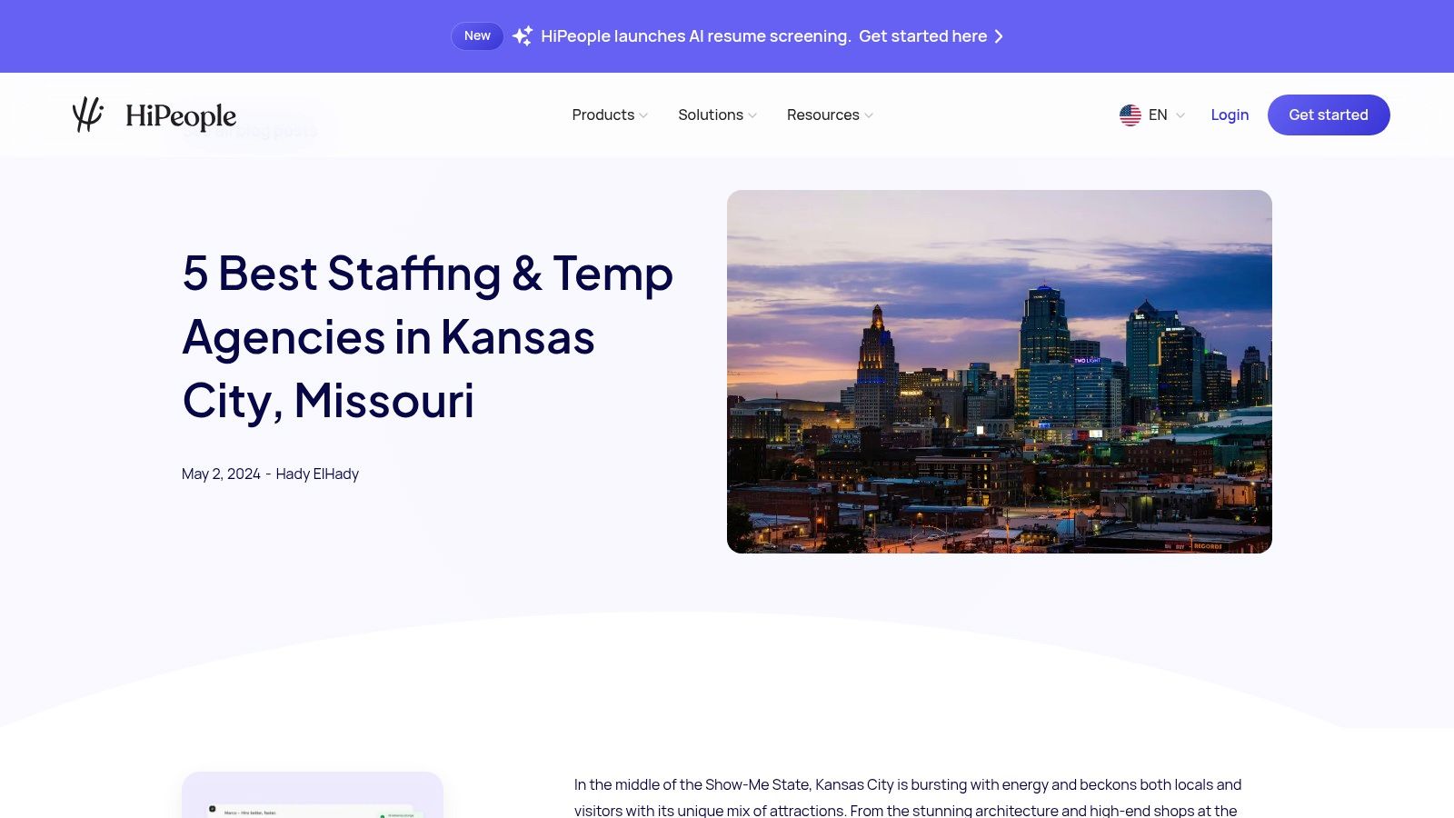 Manpower Staffing - Kansas City, MO