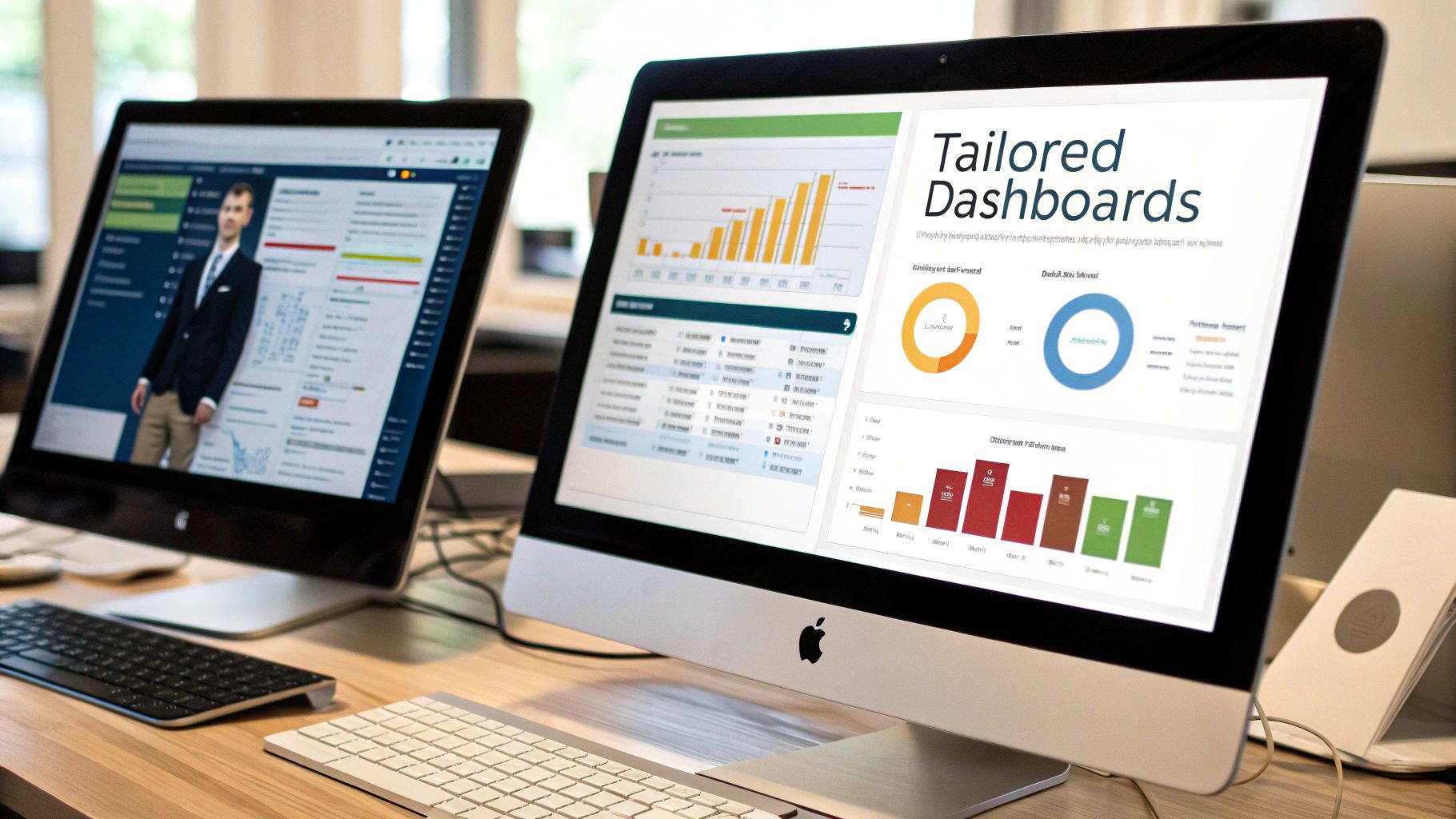 How would you design a dashboard for executives versus operational managers?