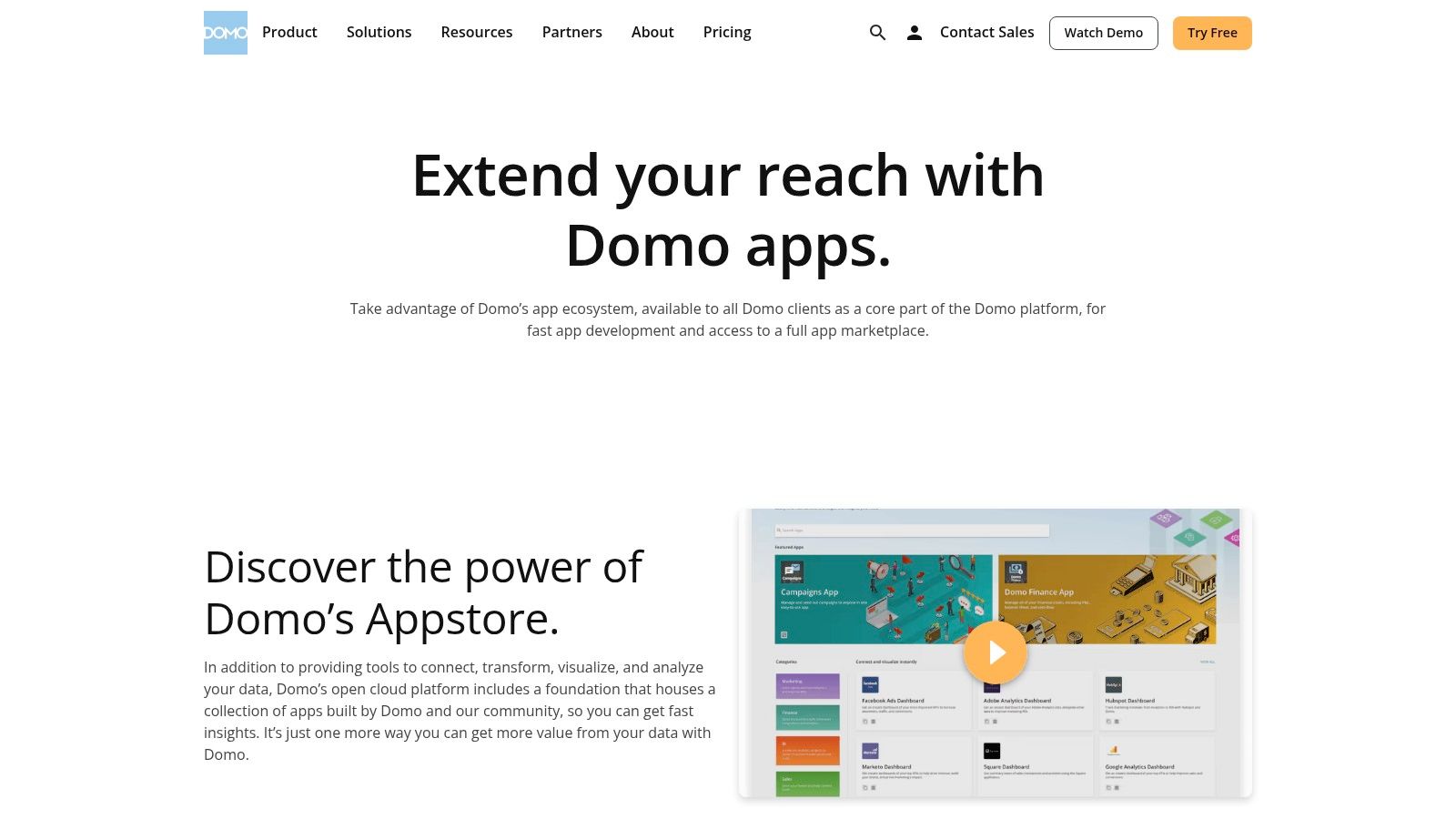 Domo Appstore