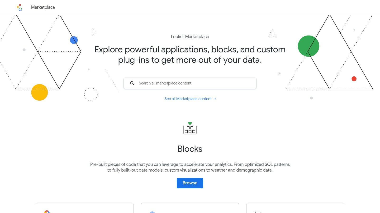 Looker Marketplace / Looker Blocks (Google Cloud)