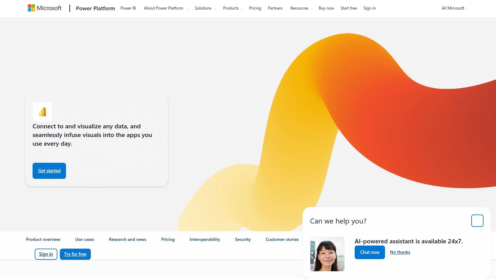 Microsoft Power BI (with Copilot in Fabric)