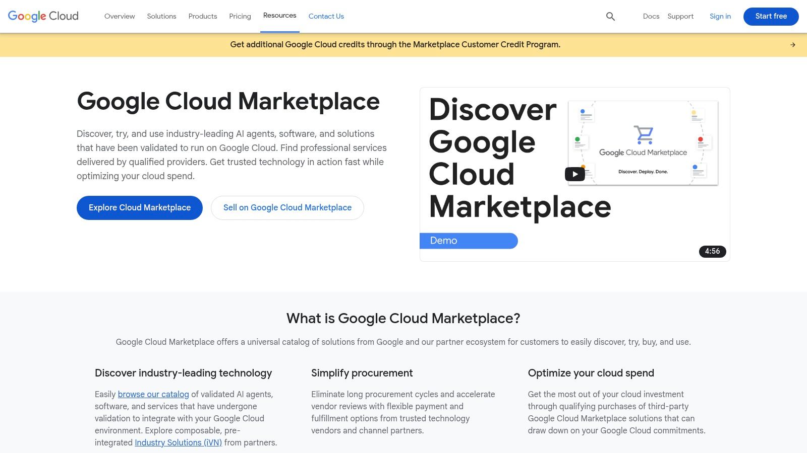 Google Cloud Marketplace