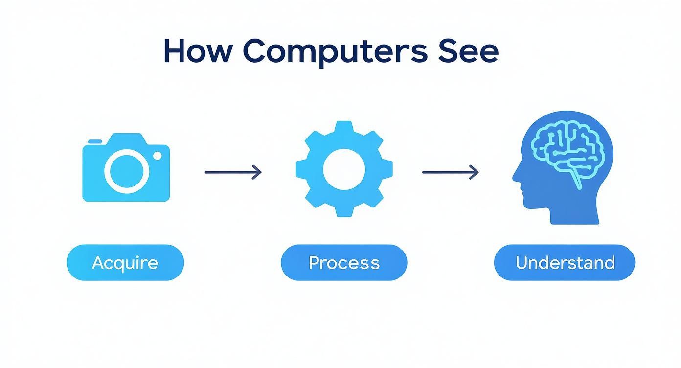 Infographic about what is computer vision