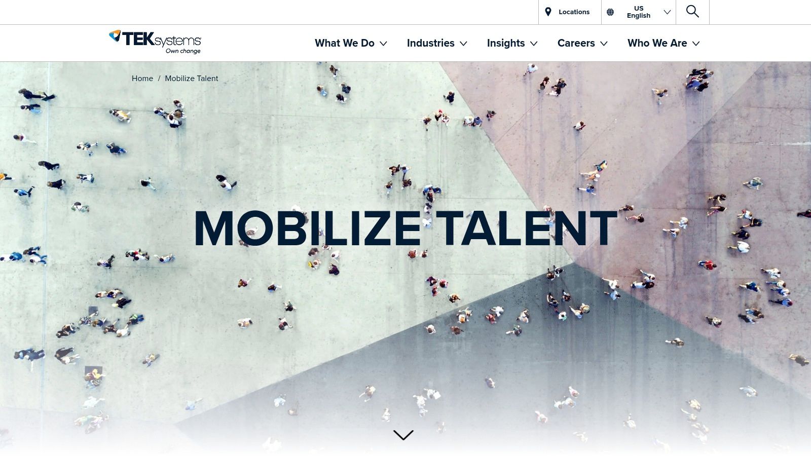 TEKsystems talent mobilization and staffing services